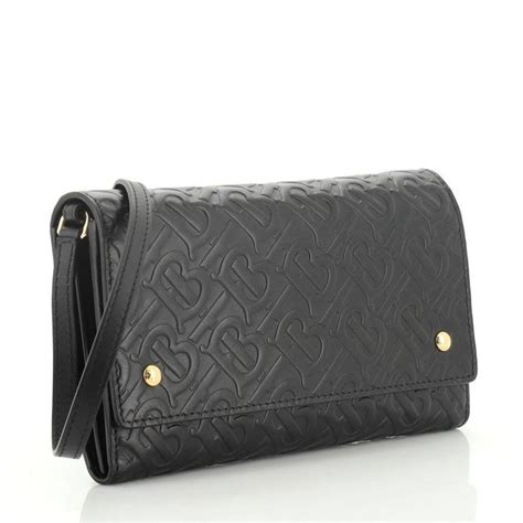 burberry hazelmere embossed leather convertible wallet